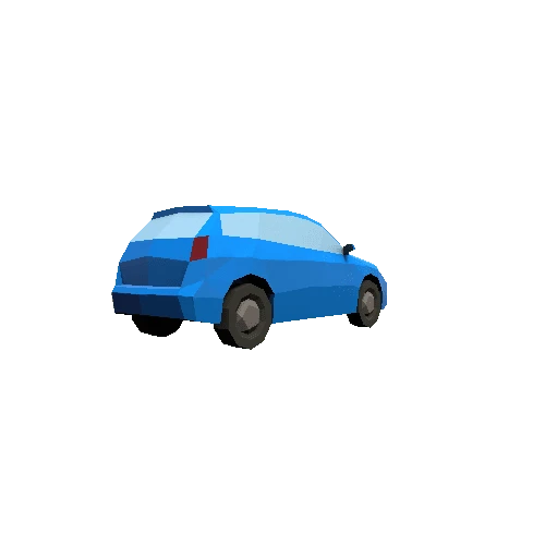 PaperCarsSUV4DayBlueLight Variant